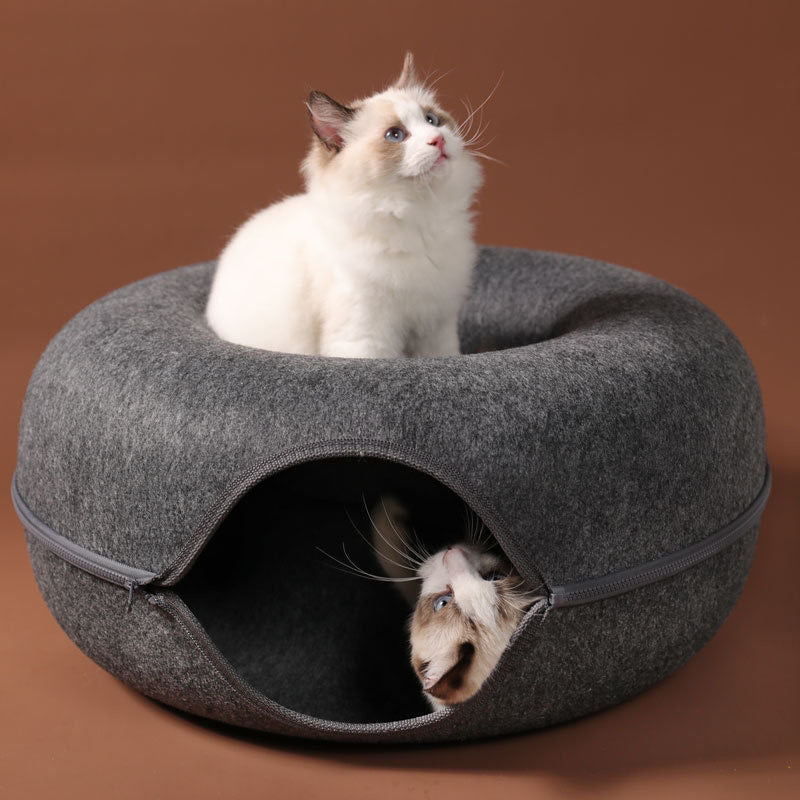 Donut Cat Bed-FurrGo