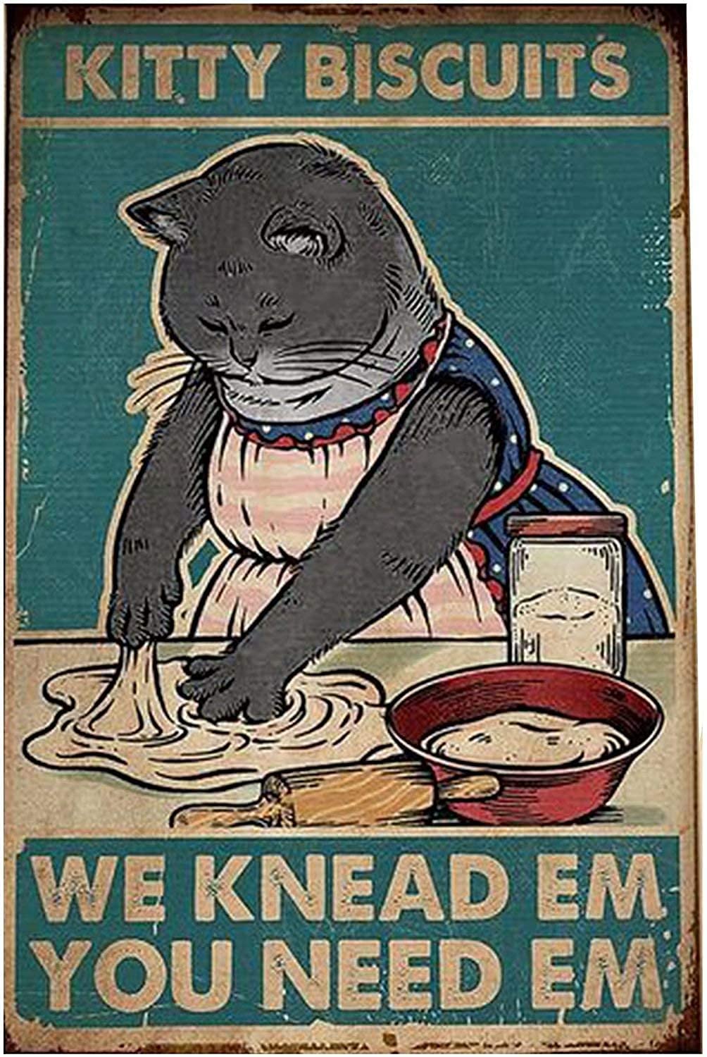 Decorative Metal Dog & Cat Posters: Humor Series #2