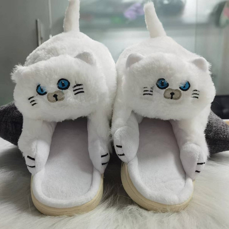 Cuddly Kitty Cat Slippers