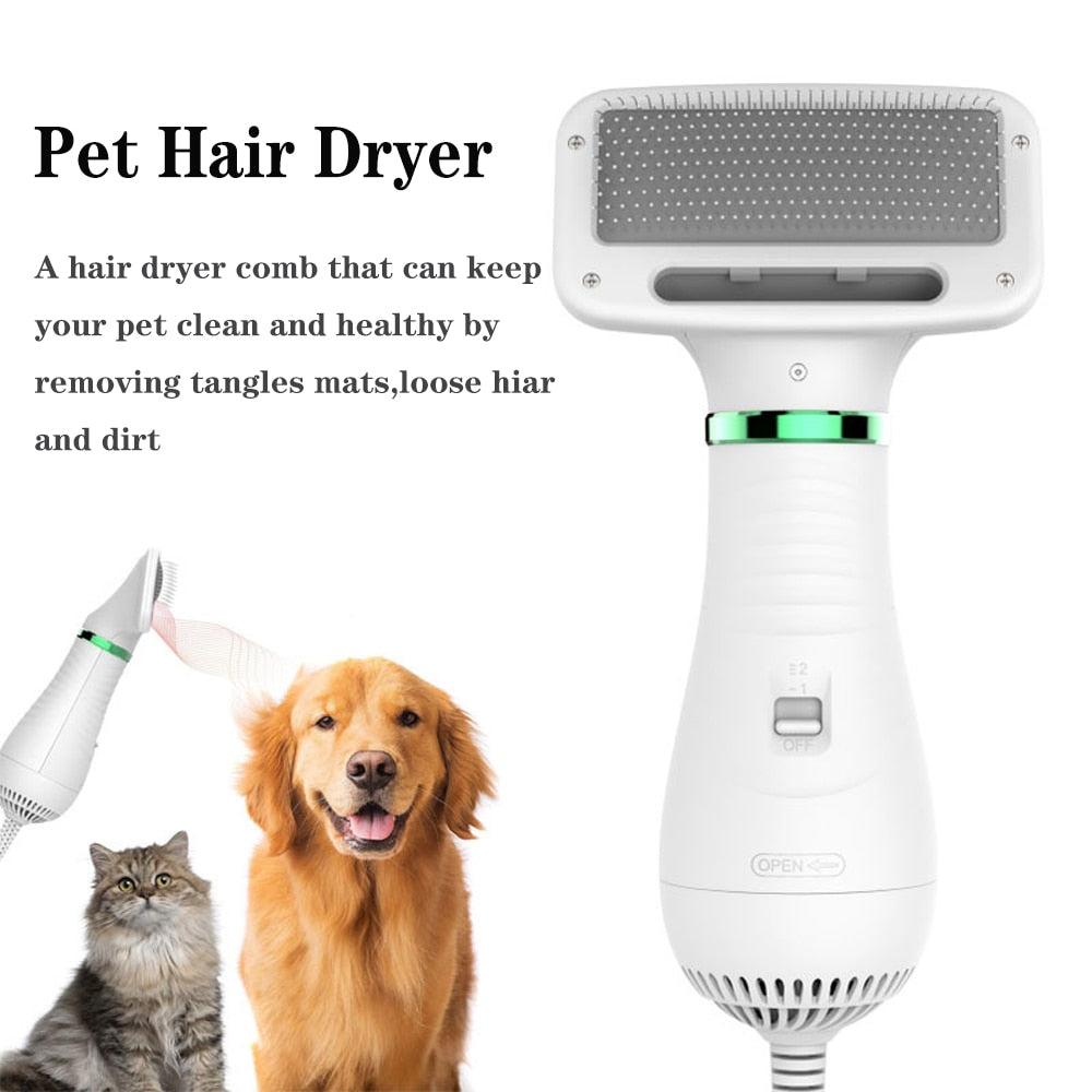 Pet Hair Dryer Brush